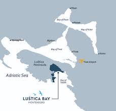 lustica bay map