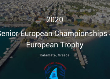 2020 Laser Senior Europeans entry