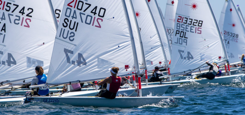 2020 Laser 4.7 Youth Europeans Race day 2