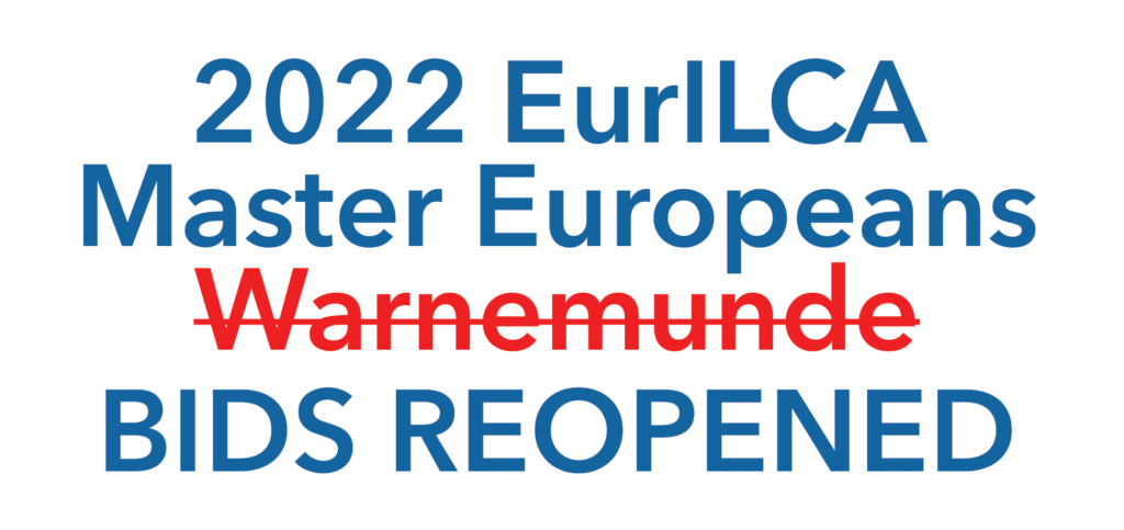 Bids are reopened 2022 EurILCA Master Europeans