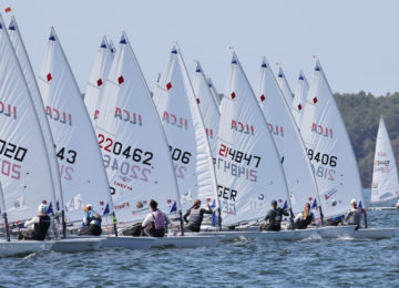 Race day 1 2022 EurILCA Under 21 Europeans
