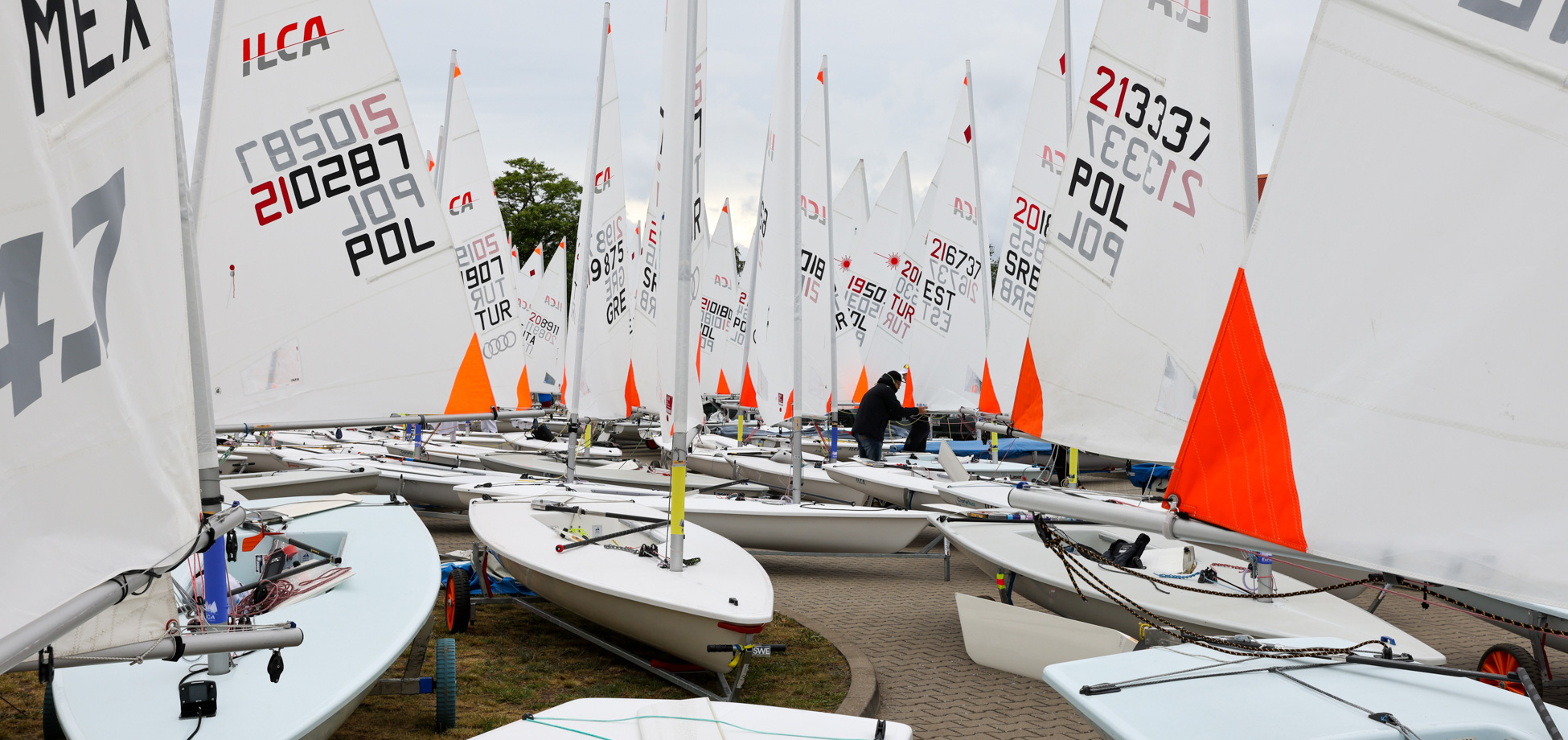 2022 EurILCA 4 Youth Europeans race day 1