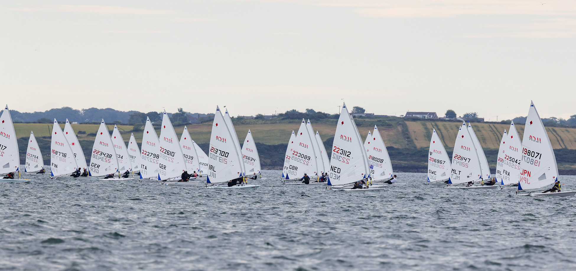 race day 1 results 2024 ILCA 6 Youth Europeans