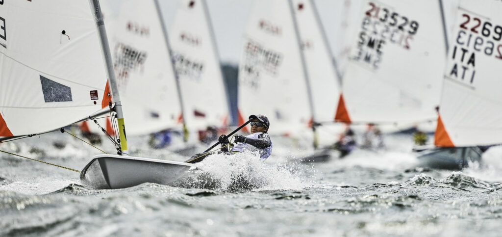 Day 2 results 2025 ILCA 4 Youth Europeans