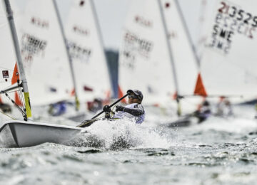 Day 2 results 2025 ILCA 4 Youth Europeans