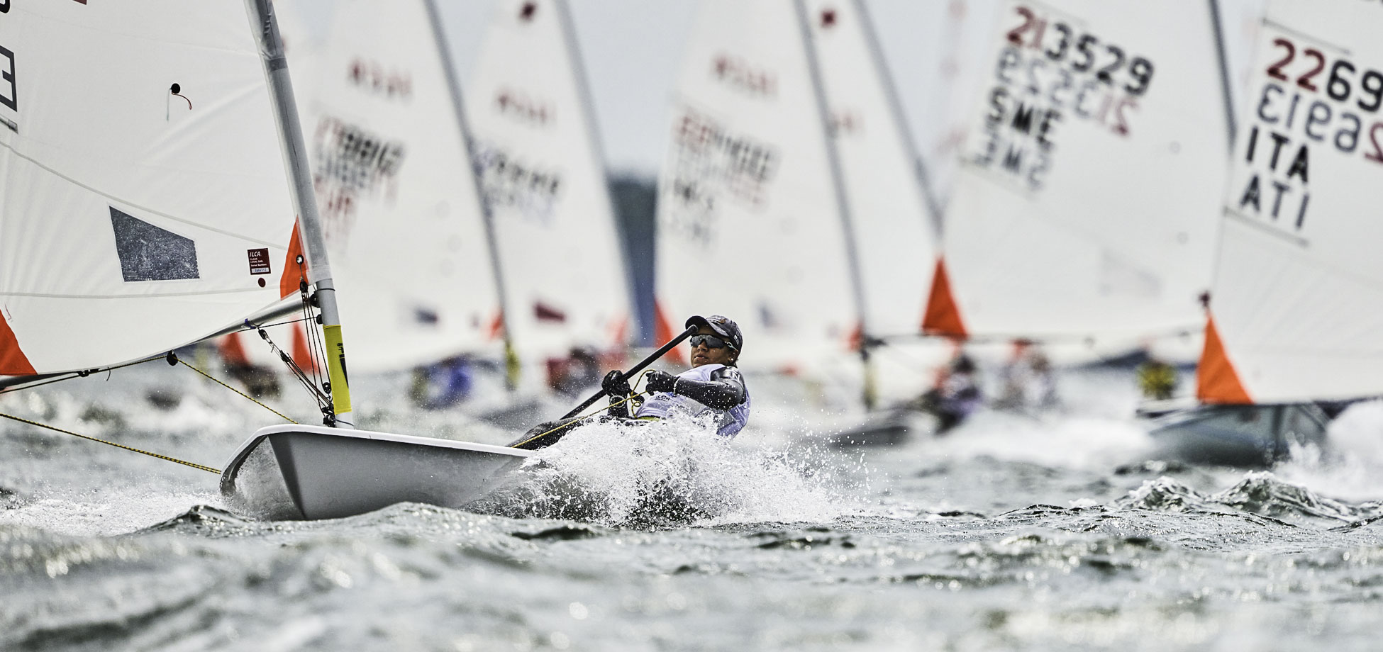 Day 2 results 2025 ILCA 4 Youth Europeans