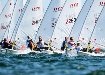 Day 1 results 2025 ILCA 4 Youth Europeans