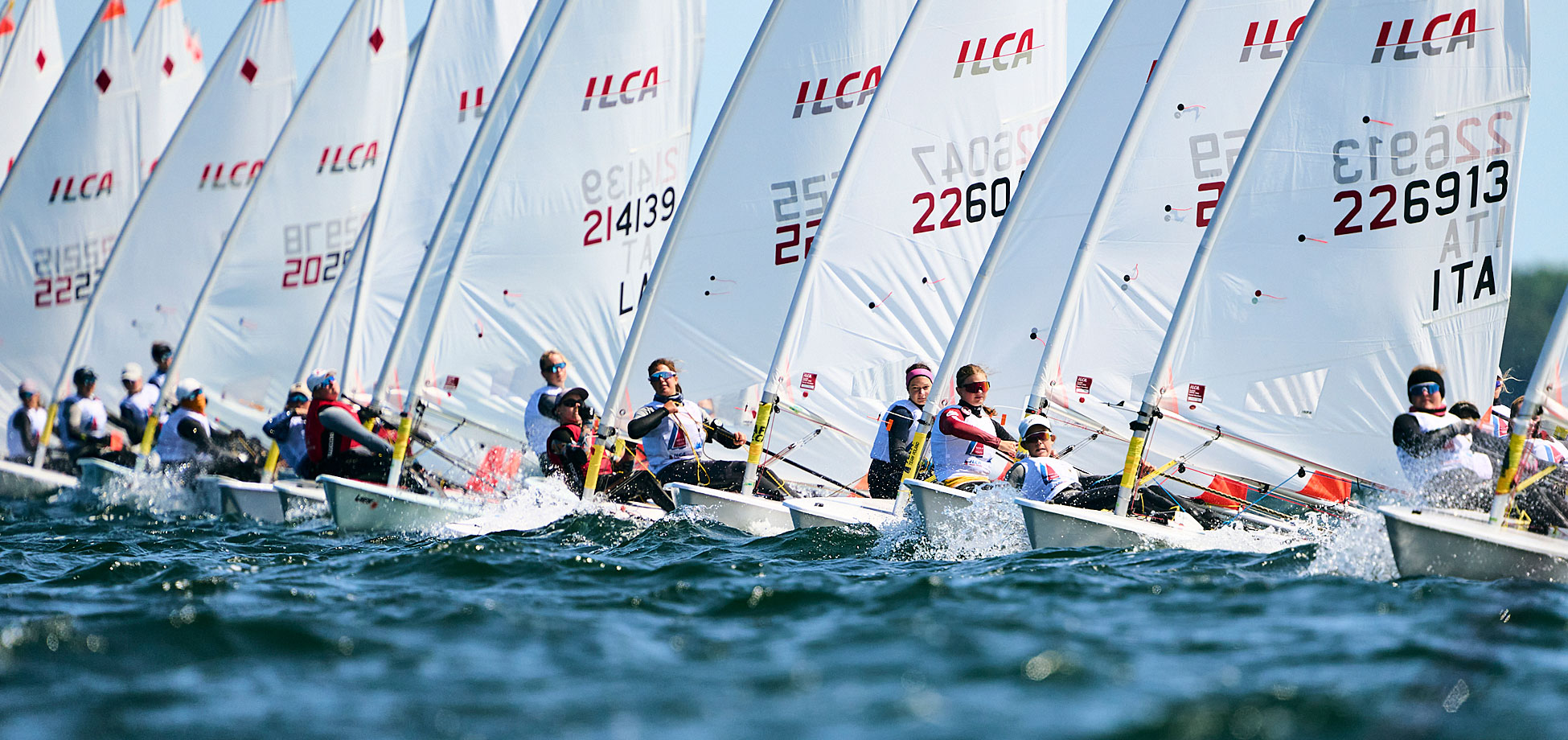 Day 1 results 2025 ILCA 4 Youth Europeans
