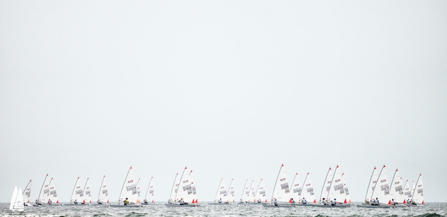 Ilca 4 Racing Race day 4 - 2025 ILCA 4 Youth Europeans Championships - EurILCA