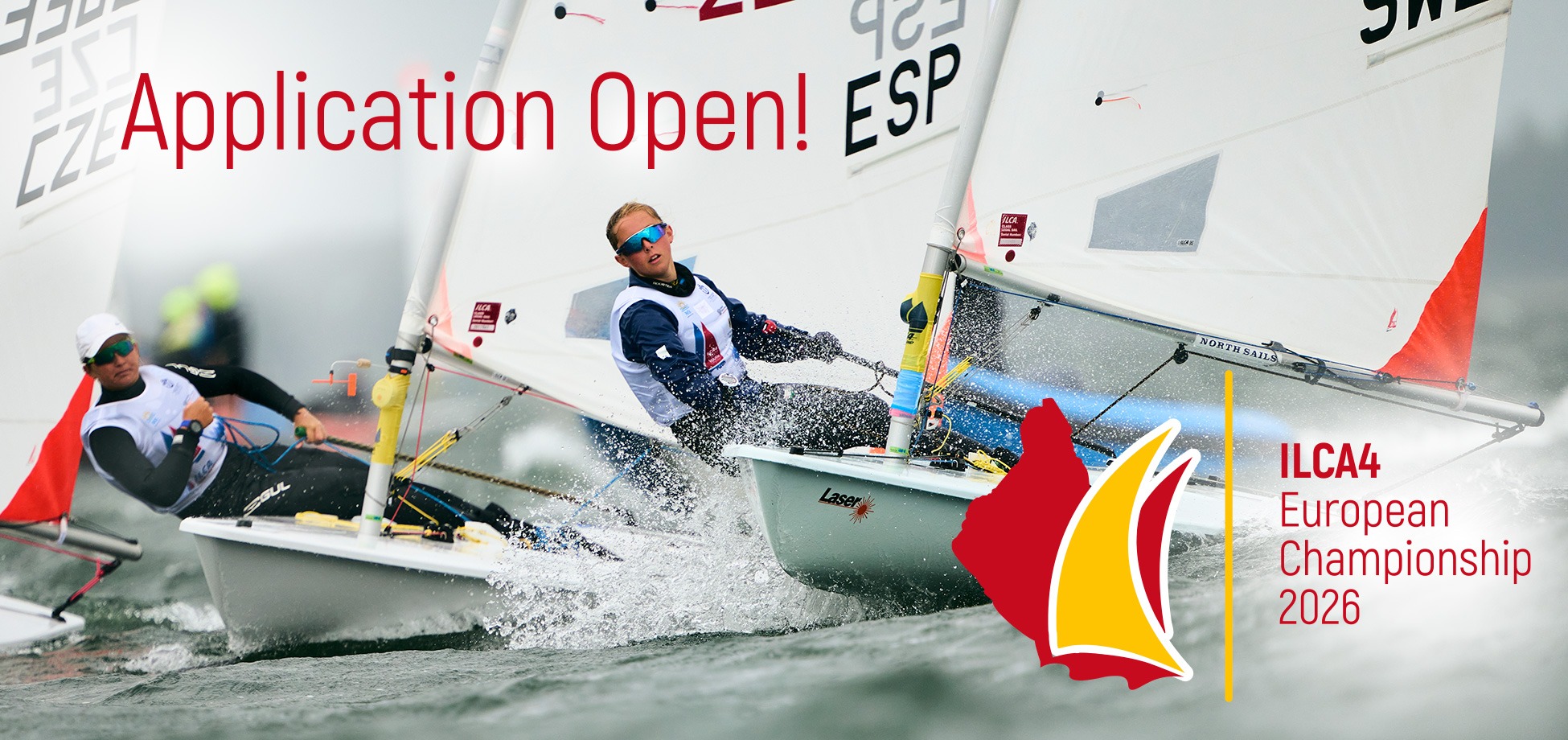 application open 2026 ilca 4 youth europeans