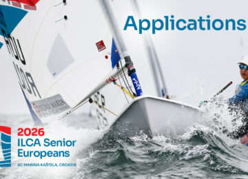 applications open 2026 ILCA Senior Europeans