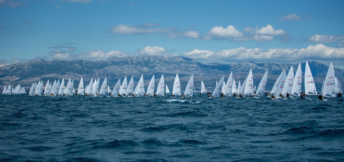 race day 1 2026 ilca senior europeans