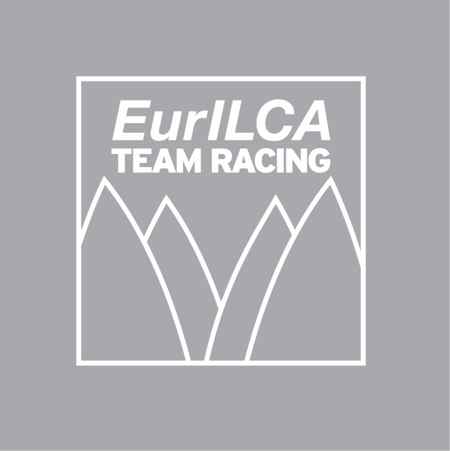 EurILCA Team Racing logotype - White version - PNG format